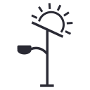 Solárne pouličné lampy