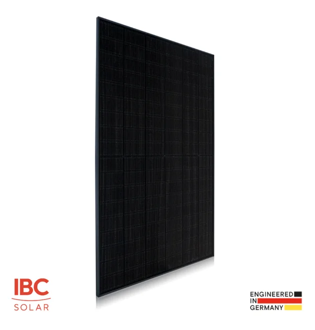 Čierny panel IBC Solar z produktových podkladov