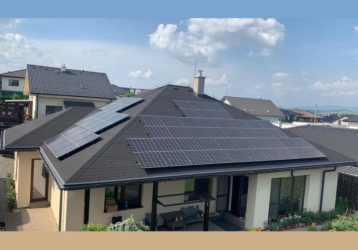 Fotovoltická elektráreň na bungalove v Košiciach, okres Košice