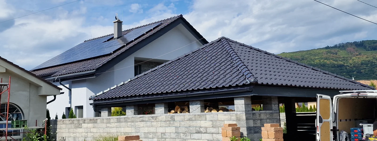 Fotovoltická elektráreň na rodinnom dome vo Vinnom